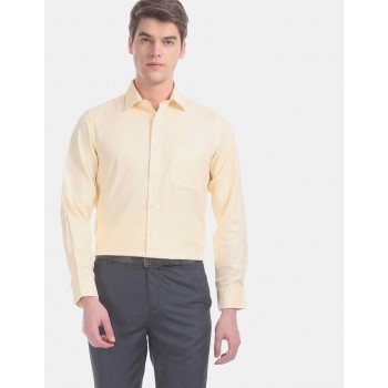 Arrow Men Formal Wear Yellow Shirt