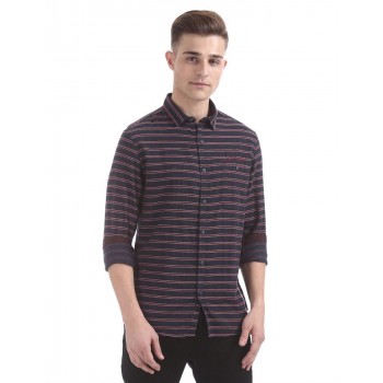 Ed Hardy Men Casual Wear Striped Shirt