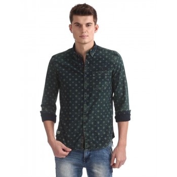 Ed Hardy Men Casual Wear Printed Shirt