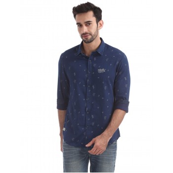 Ed Hardy Men Casual Wear Printed Shirt