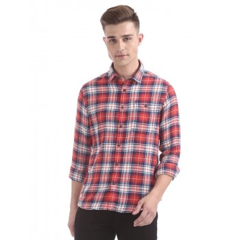 Ed Hardy Men Casual Wear Checkered Shirt