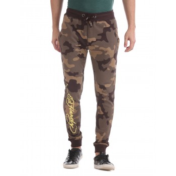 Ed Hardy Men Casual Wear Military Camouflage Track Pants