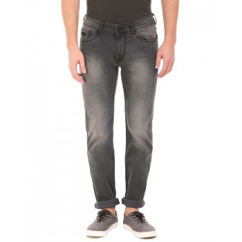 Flying Machine Men Casual Wear Grey Jeans