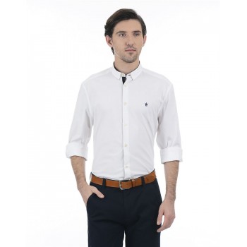 French Connection Men Casual Wear Solid Shirt