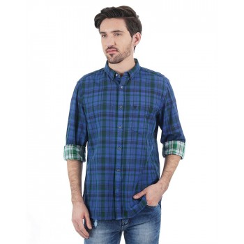 French Connection Men Casual Wear Checkered Shirt