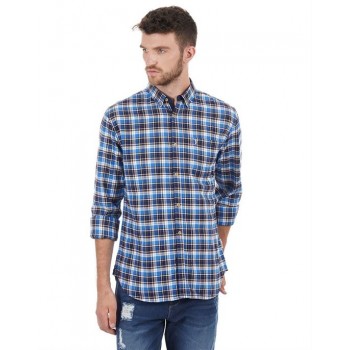 French Connection Men Casual Wear Checkered Shirt