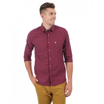 French Connection Men Casual Wear Checkered Shirt