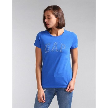 Gap Women Casual Wear Blue T-Shirt