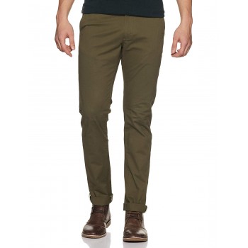 Indian Terrain Men Solid Casual Wear Trousers