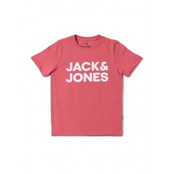 Jack & Jones Junior Pink T-Shirt For Boys