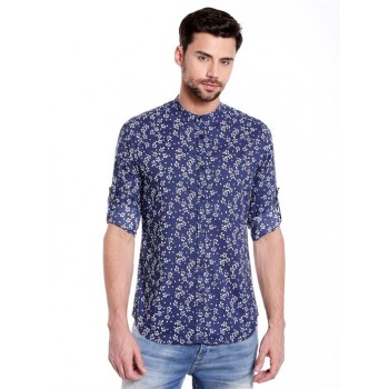 Jack & Jones Men Casual Wear Printed Shirt