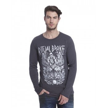 Jack & Jones Men Casual Wear Graphic Print T-shirt