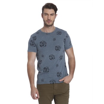 Jack & Jones Men Casual Wear Printed T-shirt