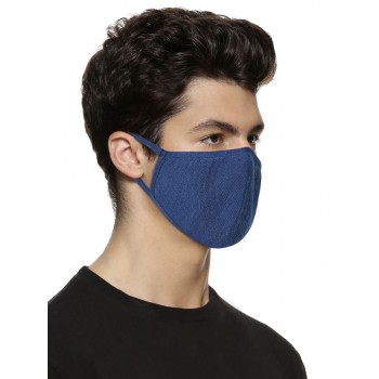 Jack & Jones Men Reusable 3 Layer Protective Fashion Cloth Mask (Pack Of 3)
