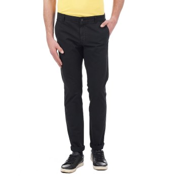 London Fog Men Casual Wear Solid Trouser