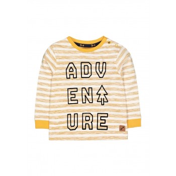 Mothercare Boys Yellow Striped T-Shirt