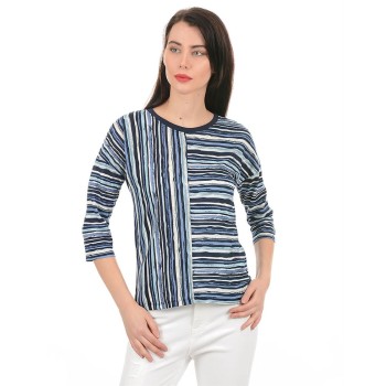 Pepe Jeans Women Casual Wear Blue T-Shirt