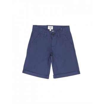 Pepe Jeans Boys Solid Blue Shorts