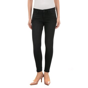 Pepe Jeans London Women Casual Wear Black Jeans