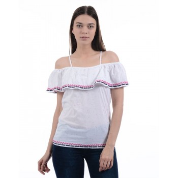 Pepe Jeans London Women Embroidered Top
