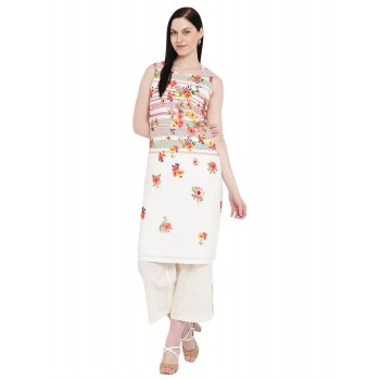 Rangriti Women Casual Wear Floral Print Dress
