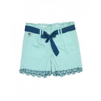 U.S. Polo Assn. Casual Solid Girls Shorts