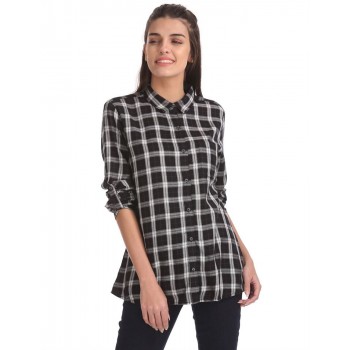 U.S. Polo Assn. Women Checkered Casual Wear Shirt