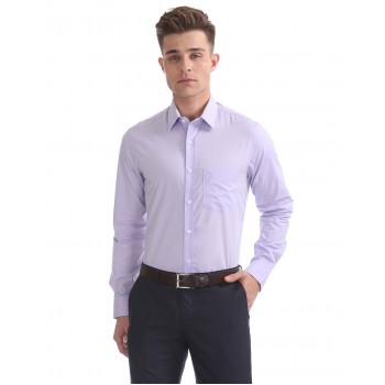 U.S. Polo Assn. Men Solid Formal Wear Shirt