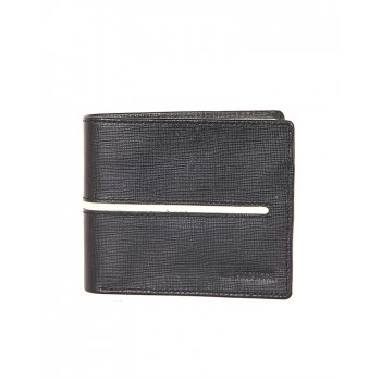 U.S. Polo Assn. Men Genuine Leather  Solid  Black Wallet