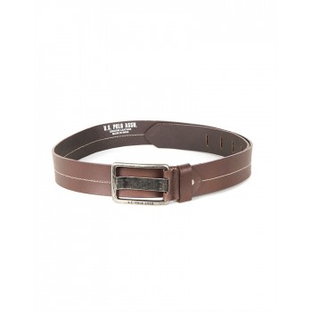 U.S.Polo Assn. Men Casual Wear Leather Brown Belt
