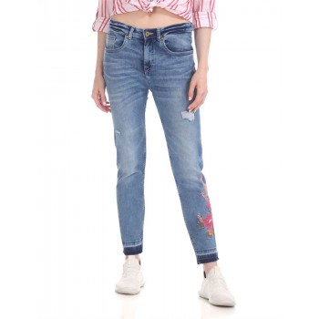 U.S. Polo Assn. Women Blue Casual Wear Jeans