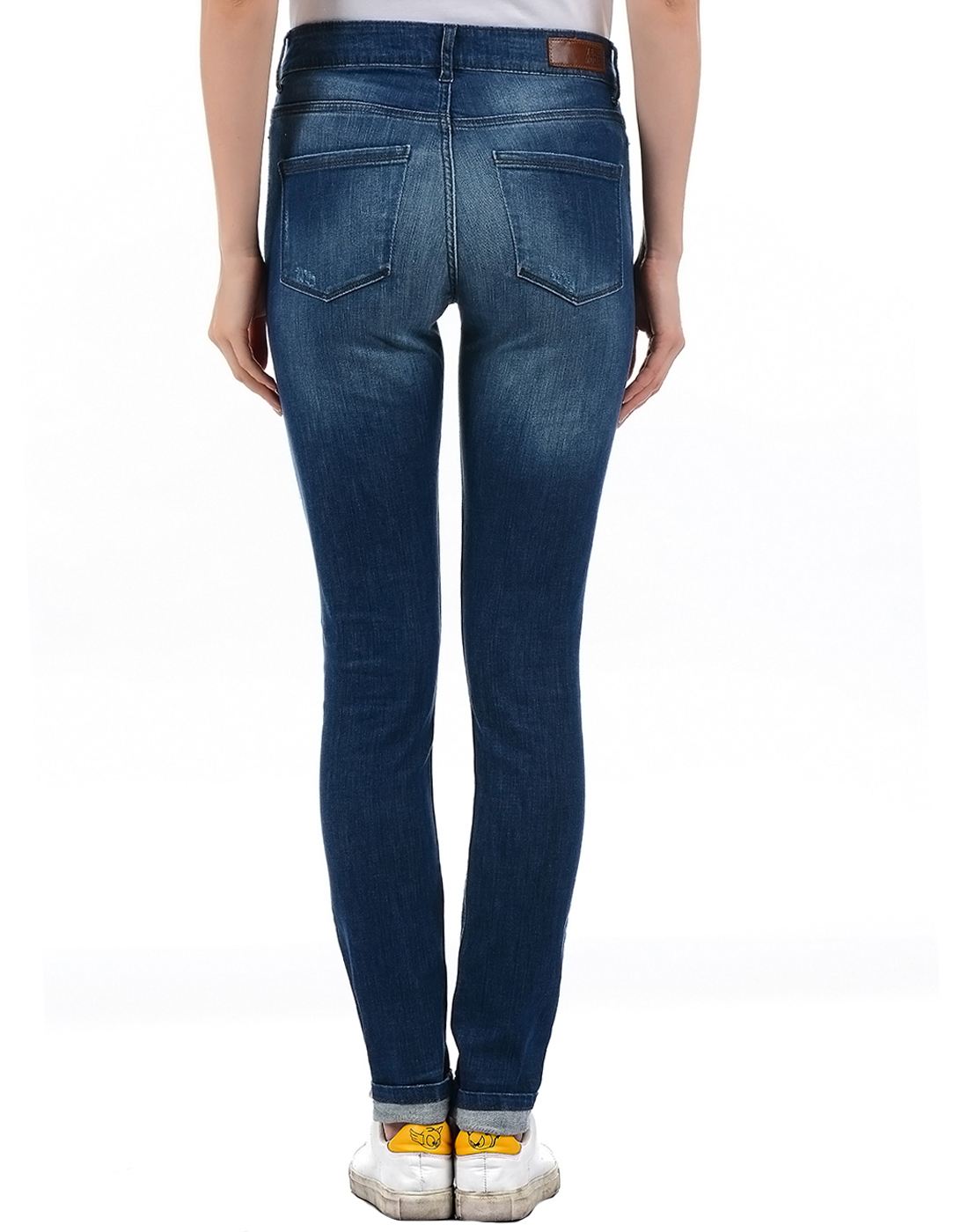 Vero Moda Women Solid Casual Wear Blue Jeans